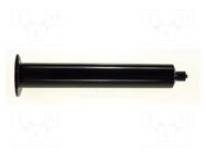 Syringe body; 55ml; black; Luer Lock; for dispensers; UV block METCAL