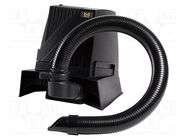 Device: fume extractor; Plug: EU,UK; 85m3/h; 85W; 55dBA METCAL