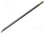 Tip; elongated,bent chisel; 1.8mm; 413°C; for soldering station METCAL