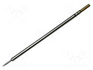 Tip; conical,elongated; 1mm; 413°C; for soldering station METCAL