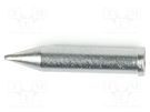Tip; chisel; 1mm; for soldering station METCAL