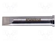 Tip; chisel; 6mm; for soldering station METCAL