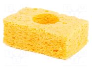 Tip cleaning sponge; for soldering station; 130x78x35mm METCAL