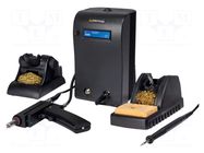 Station: soldering/desoldering; 40W; 100/240VAC; Display: LCD; ESD METCAL