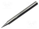 Tip; conical,elongated; 1mm; 471°C; for soldering station METCAL