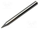 Tip; conical,elongated; 1.4mm; 471°C; for soldering station METCAL