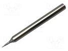 Tip; conical,elongated; 0.3mm; 421°C; for soldering station METCAL