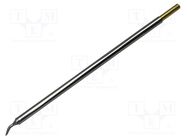 Tip; bent chisel; 1.5mm; 510°C; for soldering station METCAL