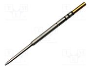 Tip; chisel; 0.8mm; 413°C; for  soldering iron METCAL
