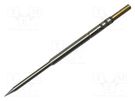 Tip; conical,elongated; 0.4mm; 413°C; for  soldering iron METCAL