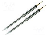 Tip; chisel; 0.6mm; 413°C; for hot tweezers; SmartHeat® METCAL