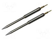 Tip; chisel; 0.8mm; 413°C; for hot tweezers; SmartHeat® METCAL