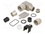 Connector: M16; plug; female; PIN: 6; 250V; shielded; 5A; IP67; 18AWG BINDER