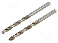 Drill bit; for metal; Ø: 5mm; 2pcs; blister; HSS SUPER ALPEN-MAYKESTAG