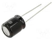 Capacitor: electrolytic; THT; 10uF; 160VDC; Ø10x12.5mm; Pitch: 5mm PANASONIC