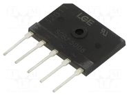 Bridge rectifier: three-phase; Urmax: 800V; If: 50A; Ifsm: 500A; THT LUGUANG ELECTRONIC