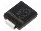 Diode: Schottky rectifying; SMD; 60V; 5A; DO214AB,SMC; reel,tape MICRO COMMERCIAL COMPONENTS