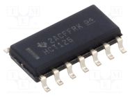 IC: digital; bus buffer; Ch: 4; CMOS,TTL; SMD; SO14; 4.5÷5.5VDC; HCT TEXAS INSTRUMENTS