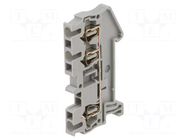 Splice terminal: rail; ST; spring clamp; grey; 31A; polyamide; TS35 PHOENIX CONTACT