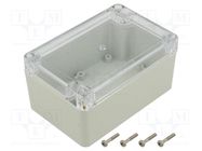 Enclosure: multipurpose; X: 80mm; Y: 120mm; Z: 60mm; ZP; light grey KRADEX