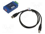 Converter; RS422/RS485 x2; USB x1; Enclos.mat: plastic; IP30; 2kV ADVANTECH