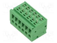 PCB terminal block; angled 90°; 5mm; ways: 6; on PCBs; 2.5mm2; 24A PHOENIX CONTACT