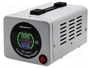 Device: automatic voltage stabiliser; 1000VA; Uout: 230VAC; IP20 QOLTEC