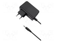 Power supply: switching; mains,plug-in; 5VDC; 3A; 15W; Out: 3,0/1,0 QOLTEC