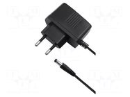 Power supply: switching; mains,plug-in; 7.5VDC; 1A; 15W QOLTEC