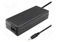 Power supply: switching; 20VDC; 2.25A; Out: 4,0/1,7; 45W; desktop QOLTEC