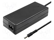 Power supply: switched-mode; 19.5VDC; 4.62A; 90W; for notebooks QOLTEC