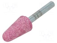 Grindingstone; metal,steel; plunger; 6mm; ceramics; conical ABRA BETA