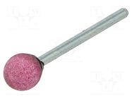 Grindingstone; metal,steel; plunger; 6mm; ceramics; sphere ABRA BETA