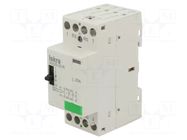 Contactor: 4-pole installation; 25A; 230VAC; NC x2 + NO x2; IKA-R ISKRA