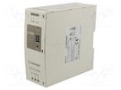 Power supply: switched-mode; for DIN rail; 216W; 12VDC; 18A; 92% CROUZET
