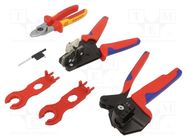 Kit: for assembly work; case; 7pcs; photovoltaics KNIPEX