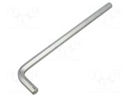 Wrench; hex key; HEX 10mm; tool steel; long; L: 234mm KING TONY