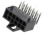 Connector: wire-board; socket; male; PIN: 12; Nano-Fit; angled; 2x6 MOLEX