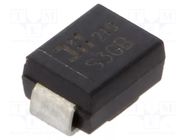 Diode: rectifying; SMD; 400V; 3A; SMB; Ufmax: 1.15V; Ifsm: 100A DIODES INCORPORATED