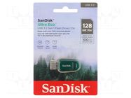 Pendrive; USB 3.2; 128GB; R: 100MB/s; ULTRA ECO; USB A SANDISK