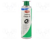 Cleaning agent; Lectra Clean2; 500ml; spray; can; colourless CRC