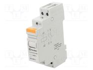 Relay: installation; monostable; NO x2; Ucoil: 240VAC; 20A; IP20 FINDER