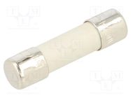 Fuse: fuse; quick blow; 4A; 250VAC; cylindrical,glass; 5x20mm; 5HF BEL FUSE