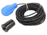 Sensor: liquid level; max.50°C; OUT: NO + NC; cables; IP68; 10A FINDER