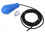 Sensor: liquid level; max.50°C; OUT: NO + NC; cables; IP68; 10A FINDER