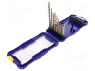 Kit: screwdriver bits; Phillips,Pozidriv®,Torx®; Holder: C6,3mm IRWIN