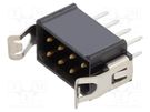 Socket; PCB-cable/PCB; male; Datamate L-Tek; 2mm; PIN: 8; THT; 800V HARWIN