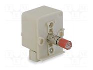 Illuminating unit; 30mm; 9001K; 120VAC; red; 120VDC SCHNEIDER ELECTRIC