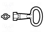 Key; Kind of insert bolt: D5 SCHNEIDER ELECTRIC