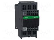 Contactor: 3-pole; NO x3; Auxiliary contacts: NC + NO; 24VDC; 9A SCHNEIDER ELECTRIC